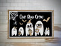 Custom Ghost Family Wood Sign - Spooky Halloween Decor For Your Home