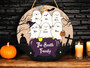 Heartfelt Personalized Ghost Family Sign For Halloween Decor
