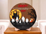Custom Ghost Family Wood Sign For Halloween - Spooky Wall Decor With Names