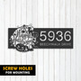 Custom Halloween House Number Sign – Outdoor Yard Plaque For Spooky Home DéCor