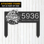 Custom Halloween House Number Sign – Outdoor Yard Plaque For Spooky Home DéCor