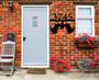 Halloween Bat Address Sign - Custom Metal For Fall Front Door DéCor