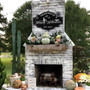 Custom Halloween Outdoor Metal Sign For Family - Personalized Last Name Decor