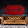 Personalized Spooky Halloween Outdoor Metal Sign For Bar & Lounge Decor - Creepy Fall Theme
