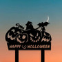 Spooky Halloween Outdoor Pumpkin Metal Yard Sign For Garden Decor