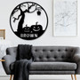Custom Pumpkin Metal Signs For Halloween Home Decor - Indoor Outdoor Gifts For Family