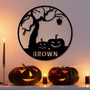 Custom Pumpkin Metal Signs For Halloween Home Decor - Indoor Outdoor Gifts For Family
