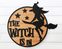 Customized Halloween Witch Wood Sign For Spooky Door DéCor