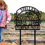 Custom Pumpkin Patch Metal Sign For Fall - Rustic Autumn Farm Yard Art - Halloween Home Welcome