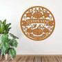 Custom Pumpkin Patch Metal Wall Art LED Light - Thoughtful Christmas Garden Gift