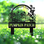 Personalized Pumpkin Patch Metal Sign For Garden Decor - Ideal Gardener Gift, Fall Farm Decor