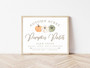 Personalized Pumpkin Patch Canvas For Her - Neutral Fall Farmhouse Wall Art