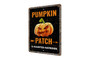 Charming Pumpkin Patch Metal Sign For Rustic Halloween Decor - Vintage Style For Indoor Or Outdoor Use