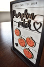 Pumpkin Patch Family Wood Sign For Fall Seasonal Decor - Autumn Touch For Halloween And Thanksgiving