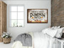Rustic Pumpkin Patch Metal Sign - Farmhouse Fall Wall Art For Autumn Decor, Perfect For Living Room Or Kitchen