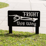 Personalized Halloween Skeleton Hand Metal Sign - Spooky Outdoor DéCor For Halloween Lawn