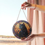 Unique Stained Glass Black Cat Suncatcher For Halloween DéCor - Perfect For Cat Lovers And Halloween Enthusiasts