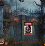 Beware Halloween Clown Decorations - Creepy Circus Yard Warning Metal Sign For Outdoor Scary Decor