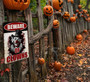 Beware Halloween Clown Decorations - Creepy Circus Yard Warning Metal Sign For Outdoor Scary Decor