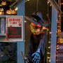 Spooky Beware Halloween Metal Signs For Outdoor Yard - Novelty Decoration For Halloween Party Or Haunted House