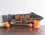 Beware Halloween Wood Hanging Sign For Spooky Indoor & Front Porch DéCor