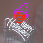 Vibrant Halloween Pumpkin Neon Sign For Kids' Room And Bar Wall Decor