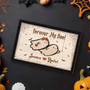 Personalized Forever My Boo Ghost Couple Wood Sign For Gothic Halloween Decor And Couples