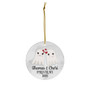 Personalized Forever My Boo Ornament For Couples - Romantic Ghost Halloween Decoration & Custom Gift