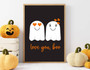Forever My Boo Canvas - Cute Halloween Wall Art For Living Room