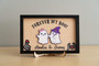 Forever My Boo Personalized Wood Sign - Halloween Spooky Couple Decor Gift