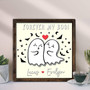 Forever My Boo Wood Sign - Custom Couples Ghost Design, Ideal Valentine's Gift For Spooky Farmhouse DéCor