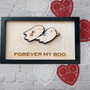 Personalized Forever My Boo Wood Sign - Sweet Spooky Valentine's Day Gift For Couples