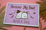 Personalized Forever My Boo Wood Sign For Couples - Cute Halloween Gift & Spooky Fall Home DéCor