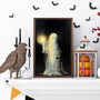 Vintage Ghost Halloween Canvas Wall Art - Wooden Framed Aesthetic DéCor For Bedroom