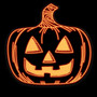 Warm Orange LED Halloween Pumpkin Neon Sign For Party Decor