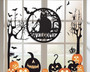 Witchy Gothic Welcome Metal Sign For Halloween Porch Or Front Door Decor - Indoor Outdoor Art