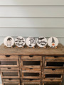 Halloween Mini Round Wood Signs – Rustic Farmhouse Decor for Spooky Season
