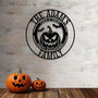 Personalized Halloween Pumpkin Metal Sign For Spooky Welcome - Outdoor Home DéCor
