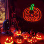 Adjustable Halloween Pumpkin Neon Sign For Spooky Wall DéCor - Battery Or USB Powered