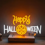 Spooky Pumpkin Neon Sign For Halloween - Indoor Wall Art Light