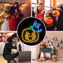 Adjustable Halloween Pumpkin Neon Sign - USB Powered Wall Decor Light For Festive Home Improvement