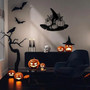 Personalized Halloween Pumpkin Witch Hat Metal Wall Art– Custom Name Decor For Spooky Season, Indoor & Outdoor