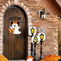 Adorable Halloween Mouse Ghost Wooden Sign For Indoor Outdoor Welcome