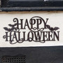 Halloween Welcome Metal Sign For Outdoor Haunted House Decoration