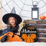 Personalized Halloween Welcome Mouse Pumpkin Door Sign For Home Decor And Party Supplies