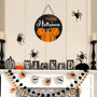 Personalized Halloween Welcome Mouse Pumpkin Door Sign For Home Decor And Party Supplies