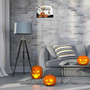 Welcome Halloween Pumpkin Ghost Tin Sign - Vintage Metal Art For Home, Office, Classroom, Garden Decor