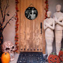 Rustic Halloween Skull Welcome Sign For Outdoor Doors - Seasonal Party DéCor