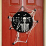 Rustic Halloween Skull Welcome Sign For Outdoor Doors - Seasonal Party DéCor
