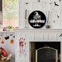 Happy Halloween Welcome Witch Legs Wooden Sign For Front Door